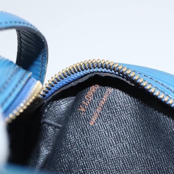 LOUIS VUITTON Epi June Feuille Shoulder Bag Blue M52155 - Picture 12 of 16